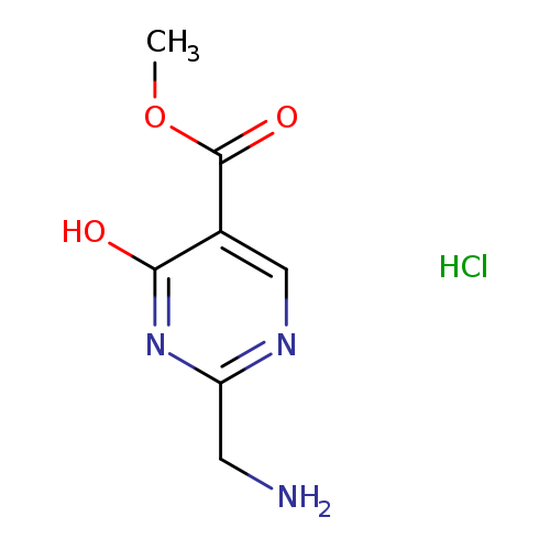 methyl 2-(aminomethyl)-4-hydroxypyrimidine-5-carboxylate hydrochloride
