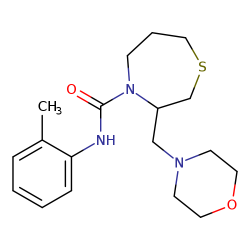 N-(2-methylphenyl)-3-[(morpholin-4-yl)methyl]-1,4-thiazepane-4-carboxamide