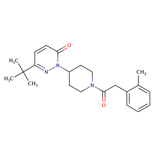 6-tert-butyl-2-{1-[2-(2-methylphenyl)acetyl]piperidin-4-yl}-2,3-dihydropyridazin-3-one