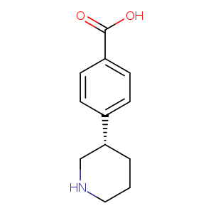 4-((3S)-3-piperidyl)benzoic acid