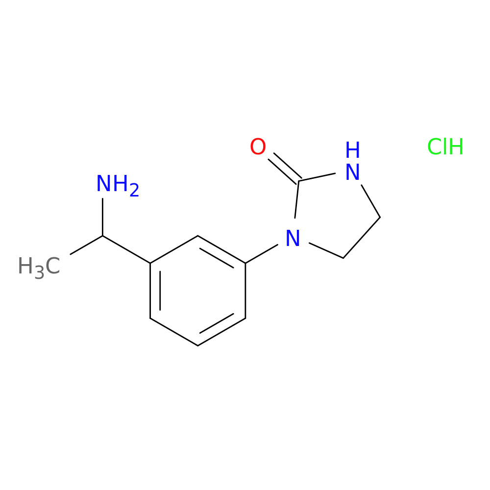 1-[3-(1-aminoethyl)phenyl]imidazolidin-2-one hydrochloride
