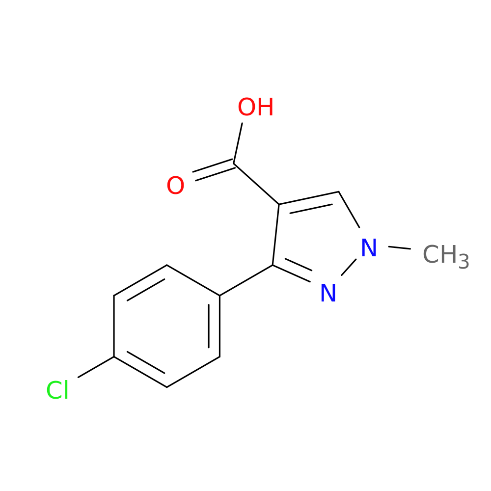 3-(4-chlorophenyl)-1-methyl-1H-pyrazole-4-carboxylic acid