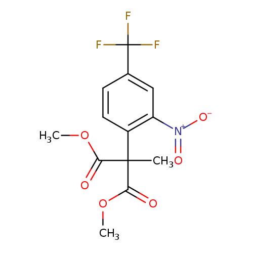 1,3-dimethyl 2-methyl-2-[2-nitro-4-(trifluoromethyl)phenyl]propanedioate