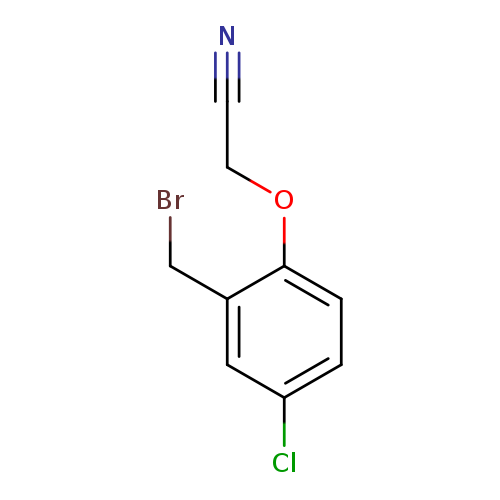 2-[2-(Bromomethyl)-4-chlorophenoxy]acetonitrile