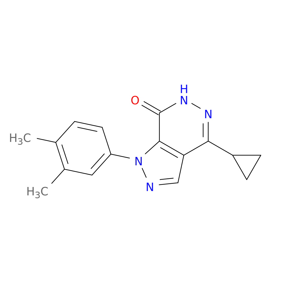 4-CYCLOPROPYL-1-(3,4-DIMETHYLPHENYL)-1,6-DIHYDRO-7H-PYRAZOLO[3,4-D]PYRIDA+