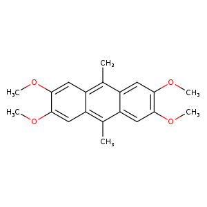Anthracene, 2,3,6,7-tetramethoxy-9,10-dimethyl-