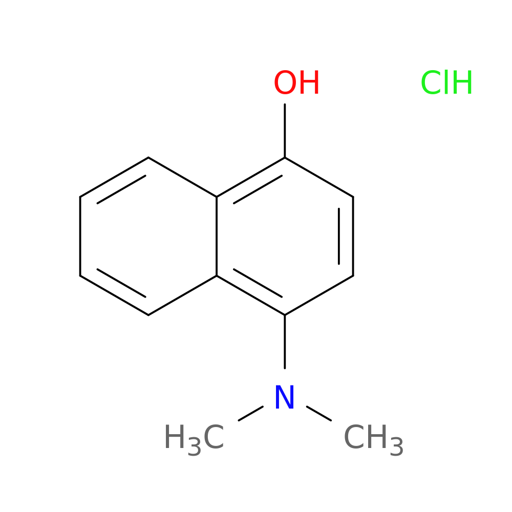 4-(dimethylamino)naphthalen-1-ol hydrochloride