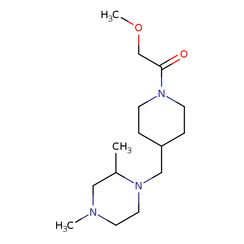 1-{4-[(2,4-dimethylpiperazin-1-yl)methyl]piperidin-1-yl}-2-methoxyethan-1-one
