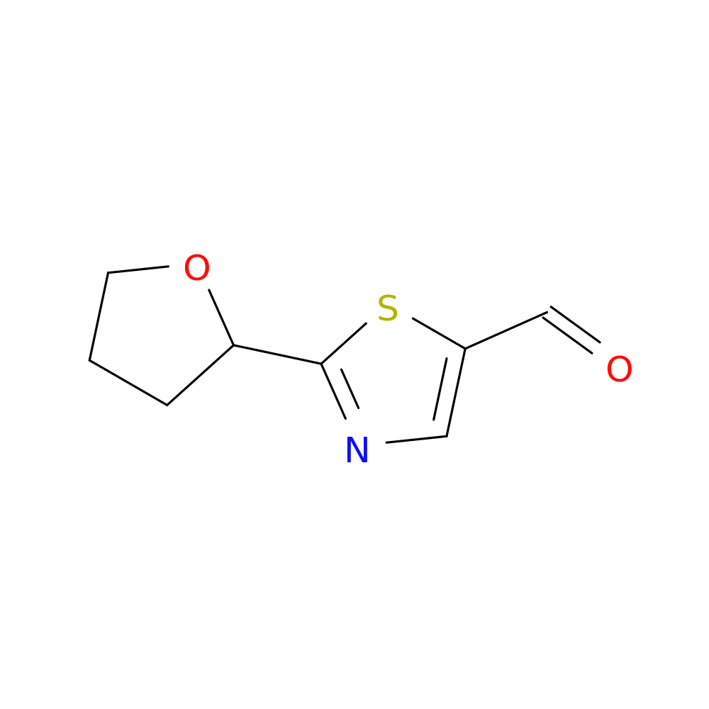2-(oxolan-2-yl)-1,3-thiazole-5-carbaldehyde