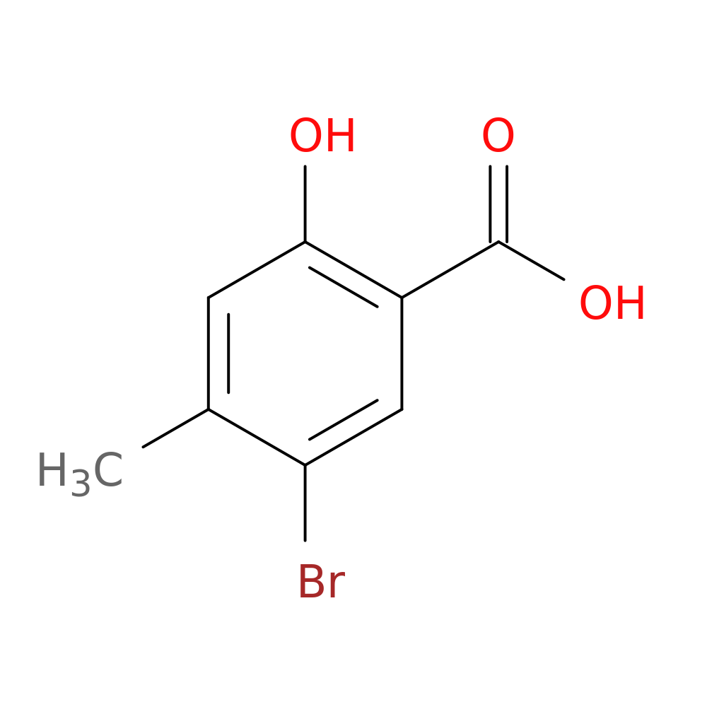 5-Bromo-2-hydroxy-4-methylbenzoic acid
