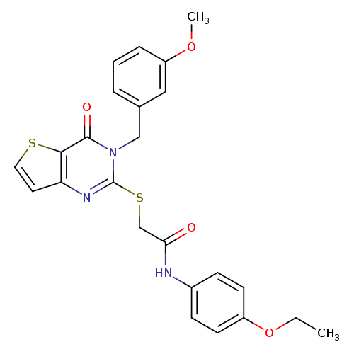 N-(4-ethoxyphenyl)-2-({3-[(3-methoxyphenyl)methyl]-4-oxo-3H,4H-thieno[3,2-d]pyrimidin-2-yl}sulfanyl)acetamide