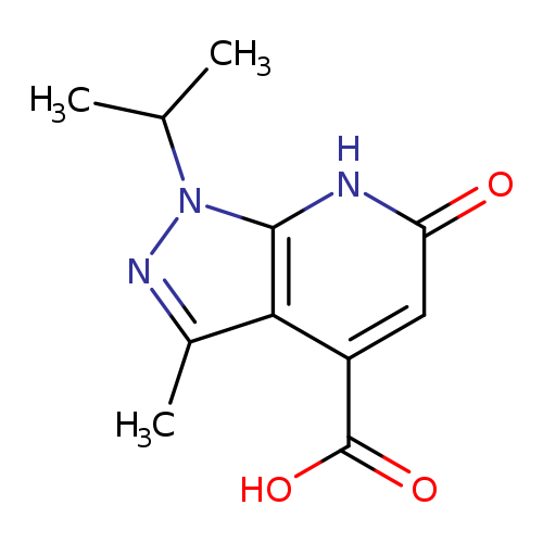 1-Isopropyl-3-Methyl-6-Oxo-6,7-Dihydro-1H-Pyrazolo[3,4-B]Pyridine-4-Carboxylic Acid
