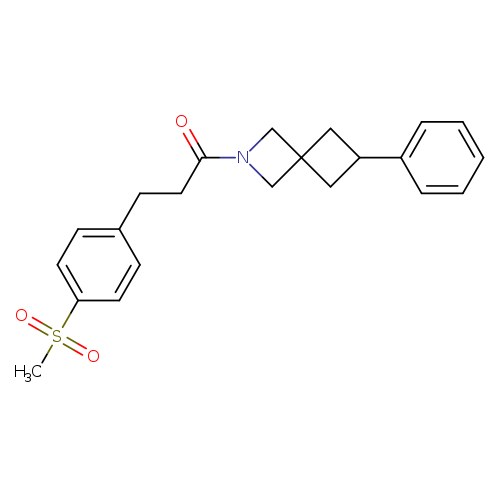 3-(4-methanesulfonylphenyl)-1-{6-phenyl-2-azaspiro[3.3]heptan-2-yl}propan-1-one