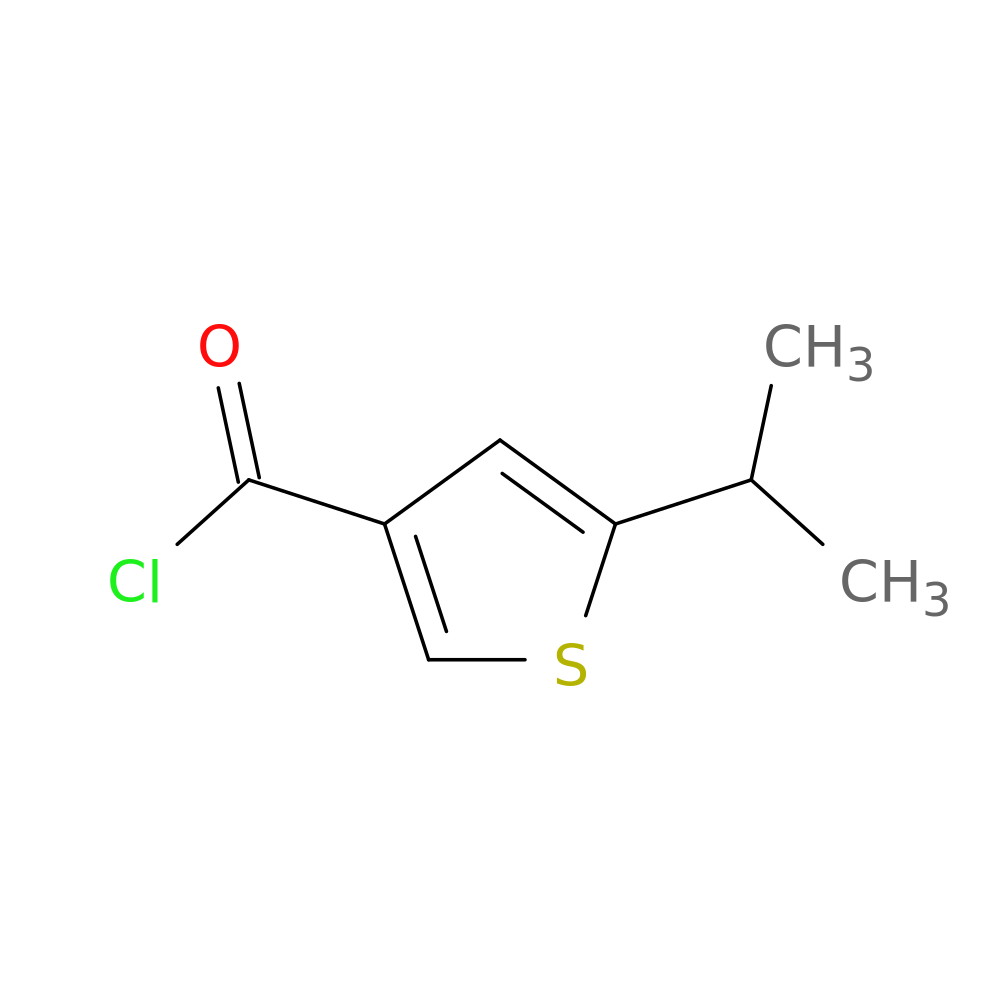 5-Isopropylthiophene-3-carbonyl chloride