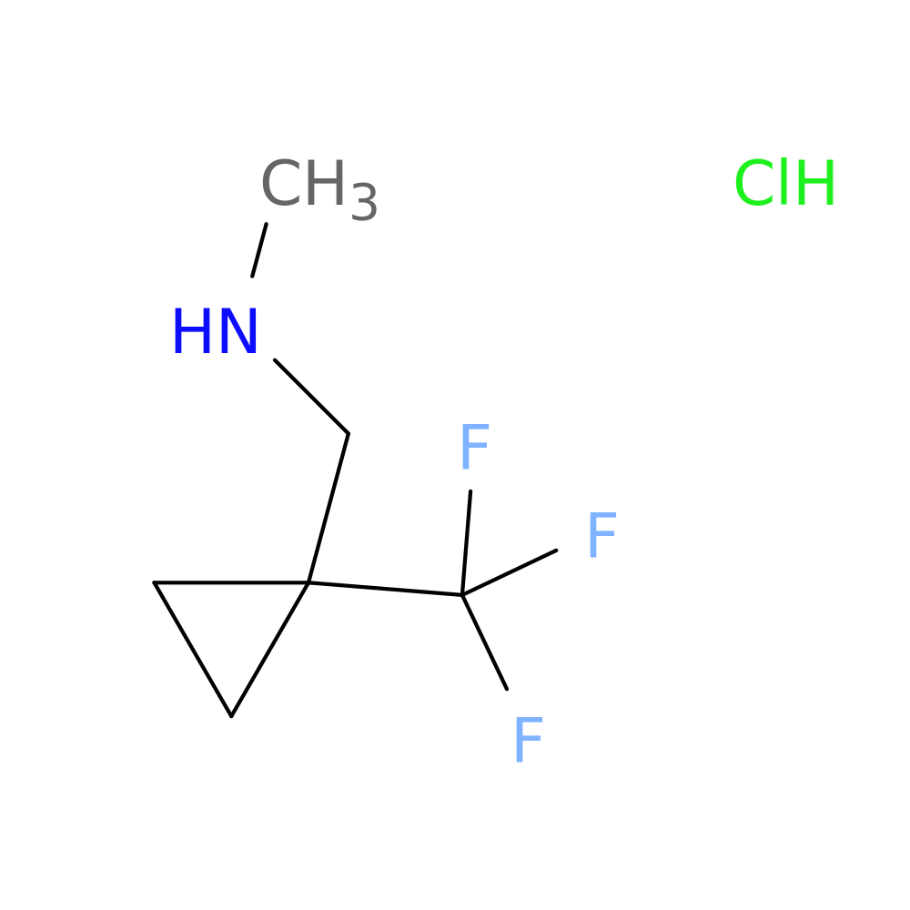 methyl({[1-(trifluoromethyl)cyclopropyl]methyl})amine hydrochloride
