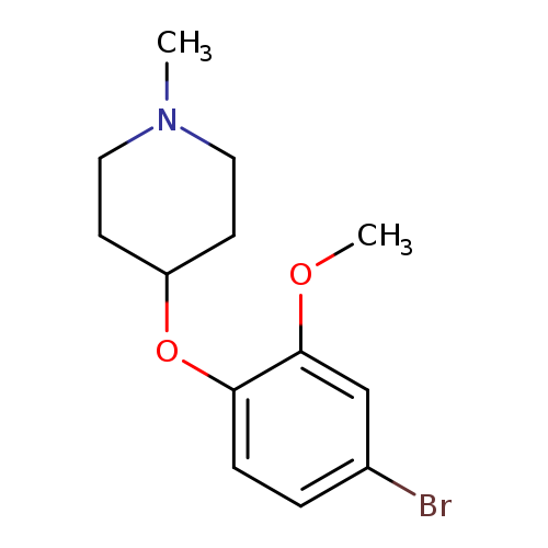 4-(4-Bromo-2-methoxyphenoxy)-1-methylpiperidine