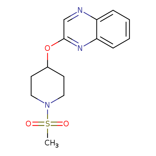 2-[(1-methanesulfonylpiperidin-4-yl)oxy]quinoxaline