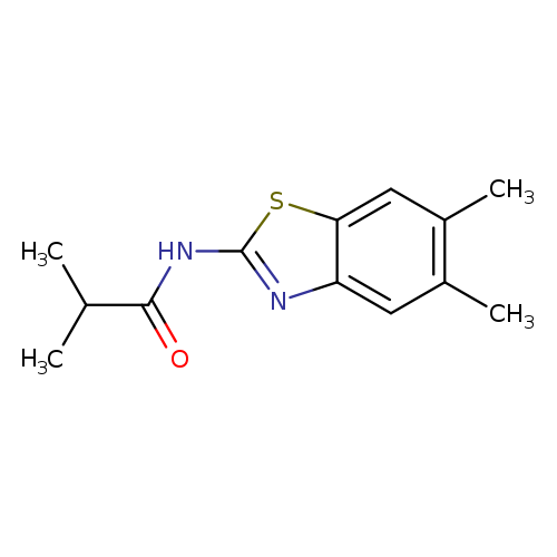 N-(5,6-dimethyl-1,3-benzothiazol-2-yl)-2-methylpropanamide