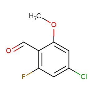 Benzaldehyde, 4-chloro-2-fluoro-6-methoxy-