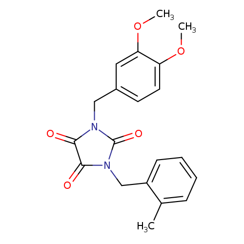 1-[(3,4-dimethoxyphenyl)methyl]-3-[(2-methylphenyl)methyl]imidazolidine-2,4,5-trione