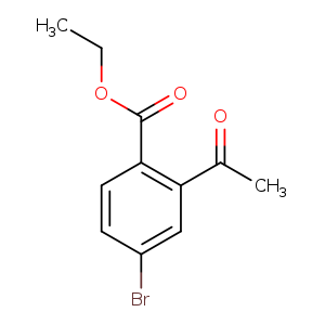 ethyl 2-acetyl-4-bromobenzoate