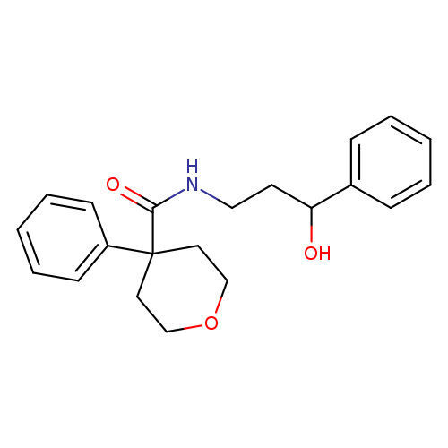 N-(3-hydroxy-3-phenylpropyl)-4-phenyloxane-4-carboxamide