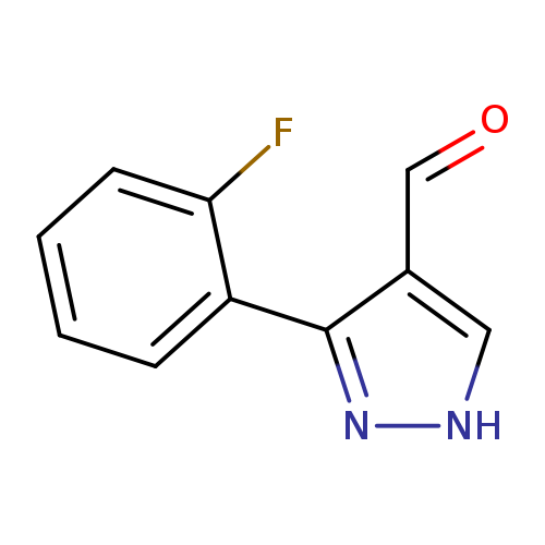 3-(2-fluorophenyl)-1H-pyrazole-4-carbaldehyde