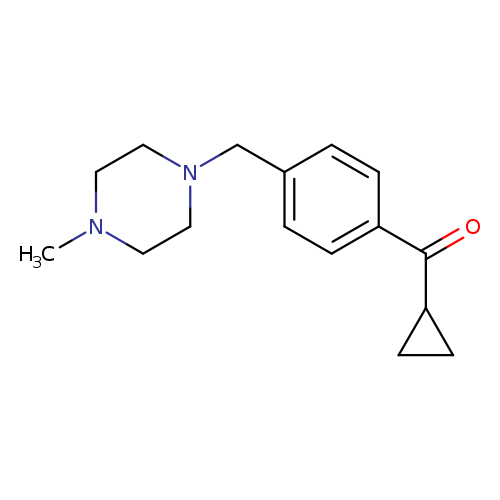 CYCLOPROPYL 4-(4-METHYLPIPERAZIN-1-YLMETHYL)PHENYL KETONE