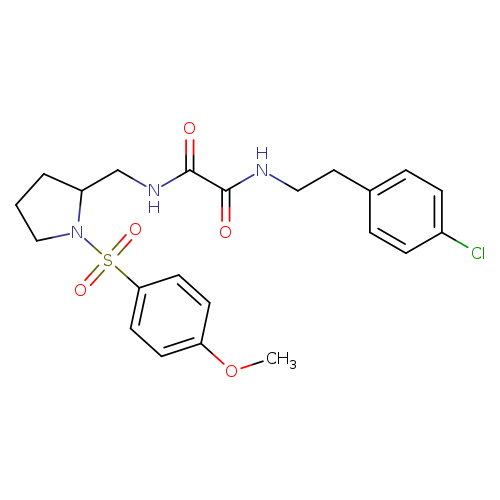 N'-[2-(4-chlorophenyl)ethyl]-N-{[1-(4-methoxybenzenesulfonyl)pyrrolidin-2-yl]methyl}ethanediamide