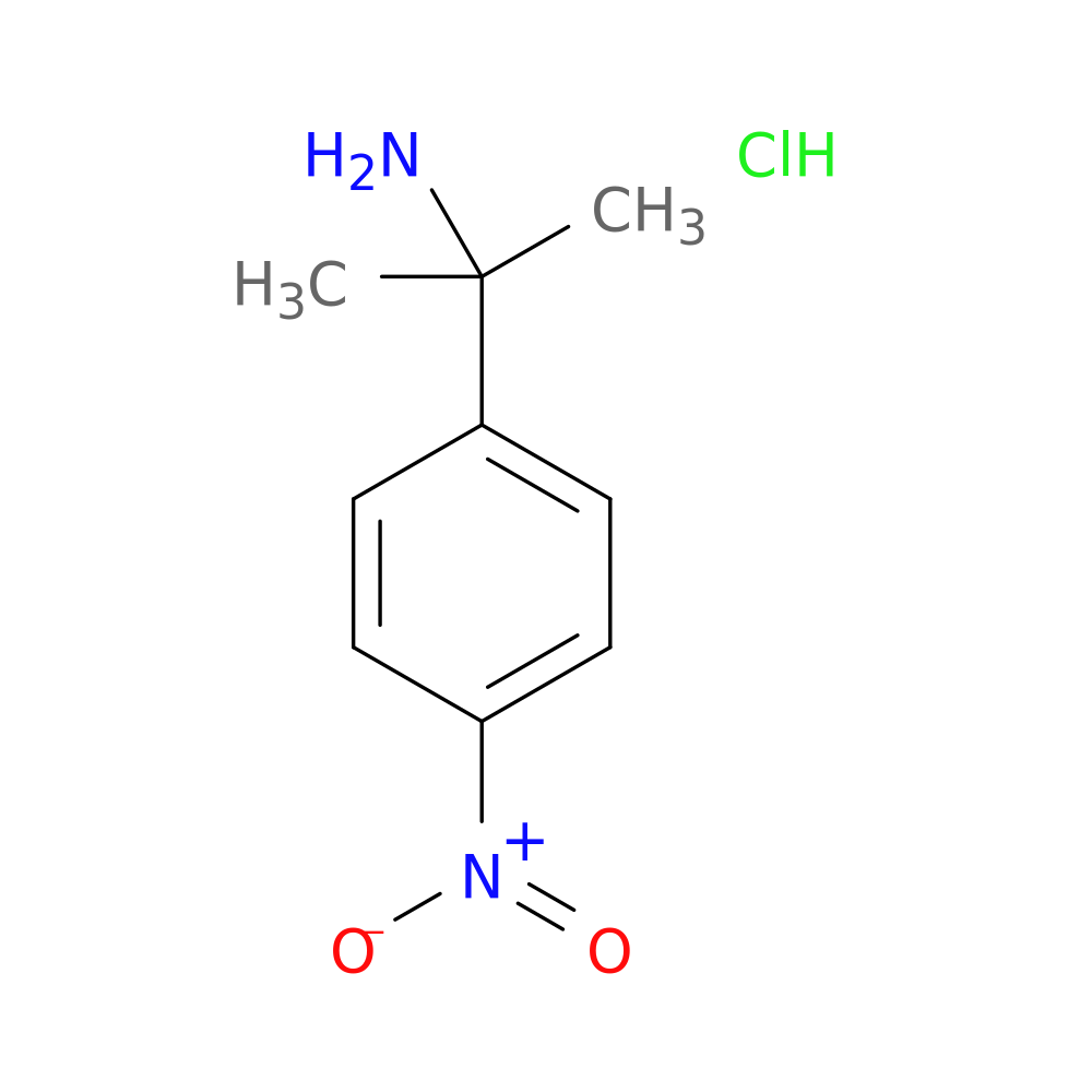 2-(4-nitrophenyl)propan-2-amine hydrochloride
