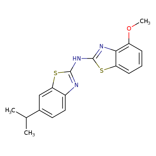N-(4-methoxy-1,3-benzothiazol-2-yl)-6-(propan-2-yl)-1,3-benzothiazol-2-amine