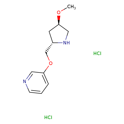 3-{[(2S,4R)-4-methoxypyrrolidin-2-yl]methoxy}pyridine dihydrochloride