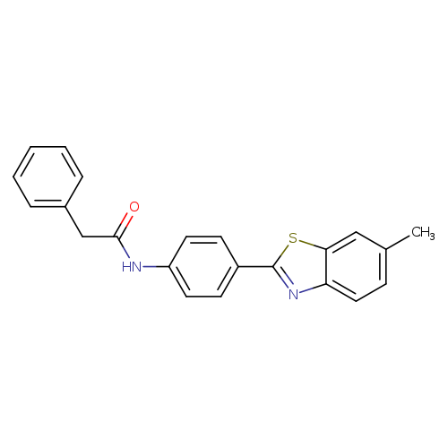 N-[4-(6-methyl-1,3-benzothiazol-2-yl)phenyl]-2-phenylacetamide