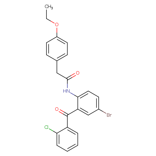 N-[4-bromo-2-(2-chlorobenzoyl)phenyl]-2-(4-ethoxyphenyl)acetamide