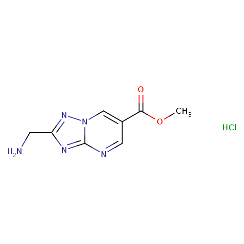 methyl 2-(aminomethyl)-[1,2,4]triazolo[1,5-a]pyrimidine-6-carboxylate hydrochloride