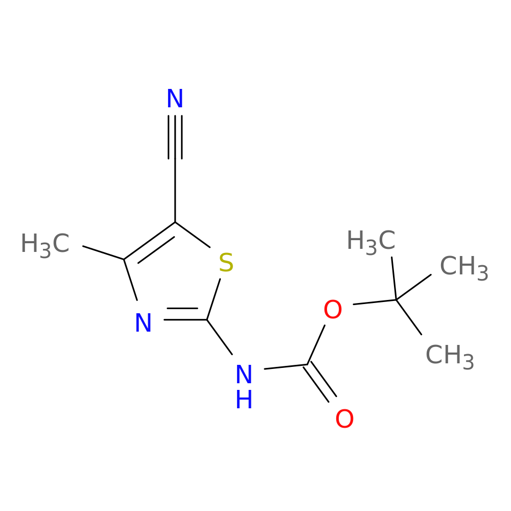 tert-butyl N-(5-cyano-4-methyl-1,3-thiazol-2-yl)carbamate
