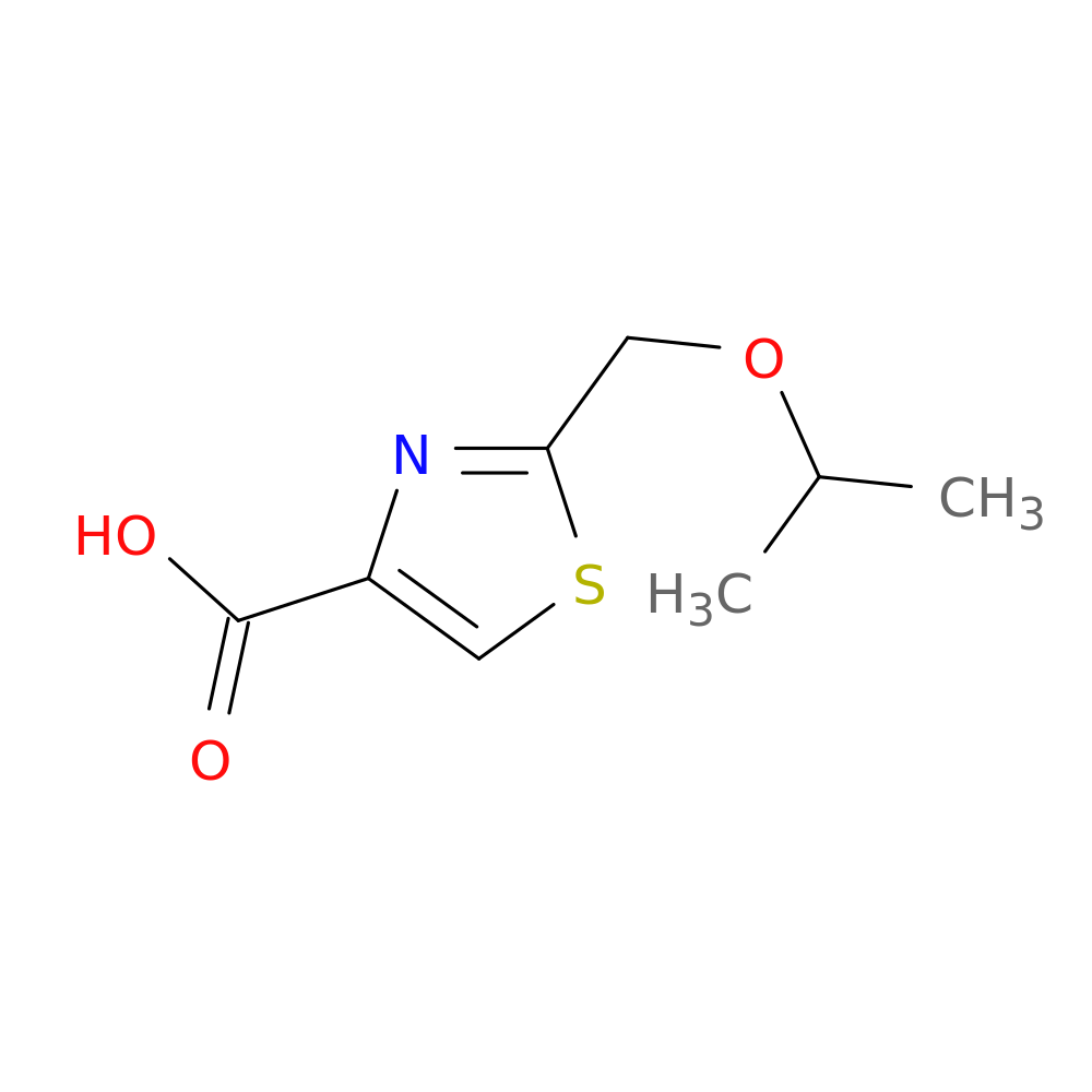 2-[(propan-2-yloxy)methyl]-1,3-thiazole-4-carboxylic acid