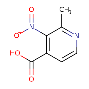 4-Pyridinecarboxylic acid, 2-methyl-3-nitro-