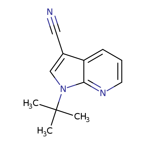 1H-Pyrrolo[2,3-b]pyridine-3-carbonitrile, 1-(1,1-dimethylethyl)-