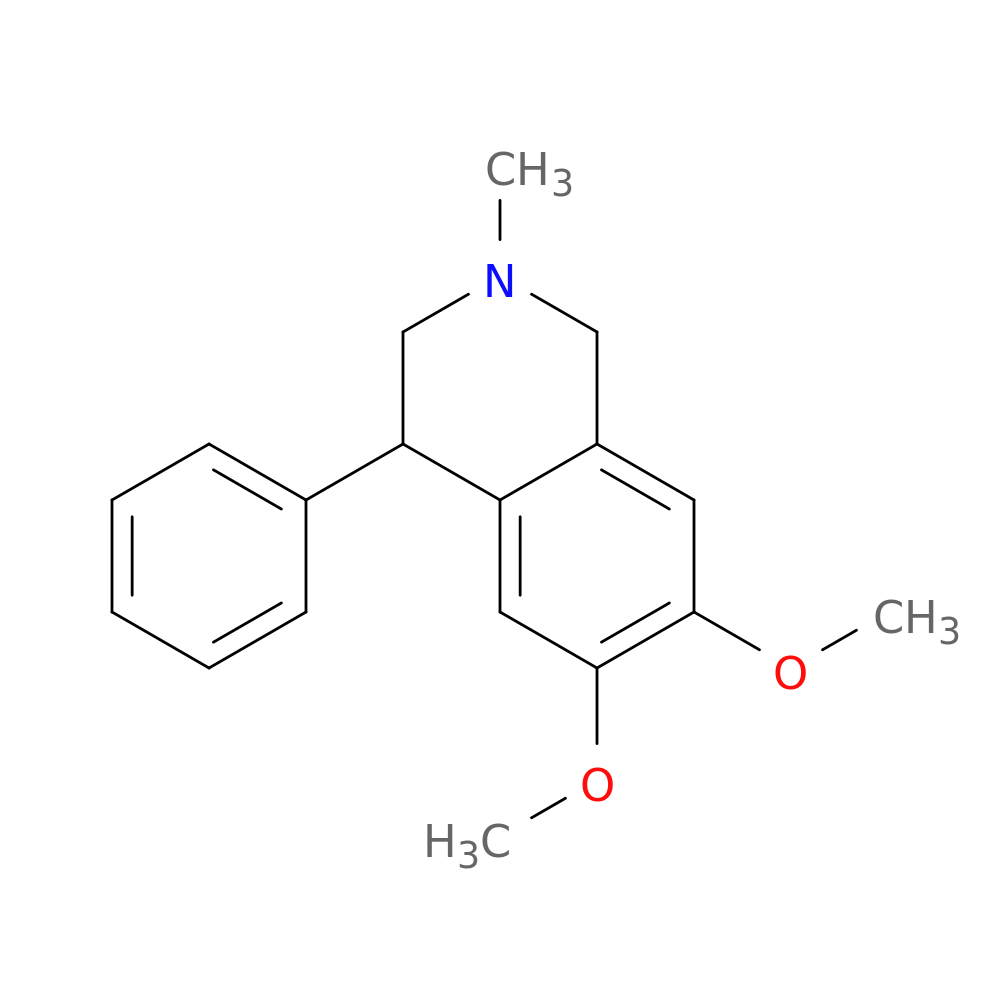 6,7-Dimethoxy-2-methyl-4-phenyl-1,2,3,4-tetrahydroisoquinoline