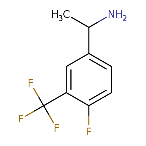 1-[4-fluoro-3-(trifluoromethyl)phenyl]ethan-1-amine