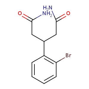 3-(2-bromophenyl)pentanediamide