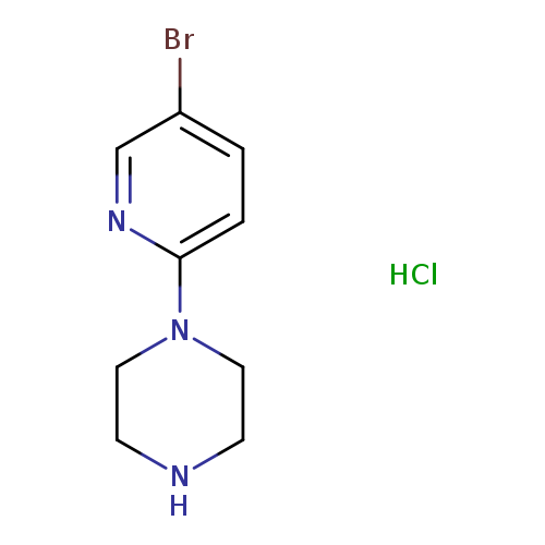 5-Bromo-2-piperazinopyridine, HCl