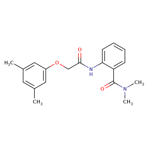 2-{[(3,5-dimethylphenoxy)acetyl]amino}-N,N-dimethylbenzamide