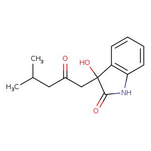 3-hydroxy-3-(4-methyl-2-oxopentyl)-1,3-dihydro-2H-indol-2-one