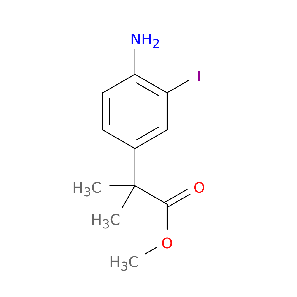 Methyl 2-(4-amino-3-iodophenyl)-2-methylpropanoate