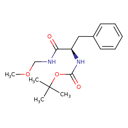 Carbamic acid, N-[(1R)-2-(methoxymethylamino)-2-oxo-1-(phenylmethyl)ethyl]-, 1,1-dimethylethyl ester