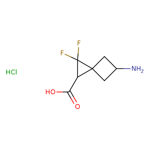 5-amino-2,2-difluorospiro[2.3]hexane-1-carboxylic acid hydrochloride