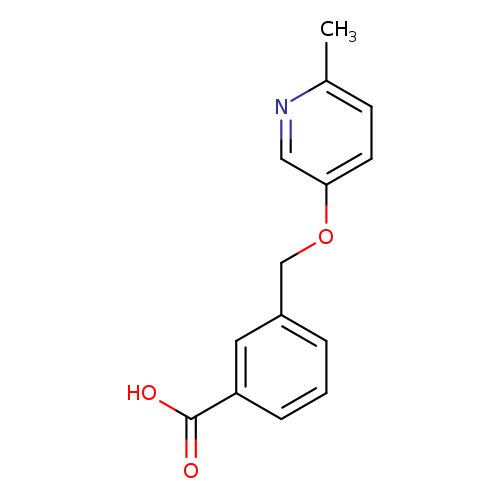 3-{[(6-methylpyridin-3-yl)oxy]methyl}benzoic acid