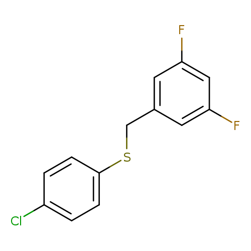 (4-Chlorophenyl)(3,5-difluorobenzyl)sulfane